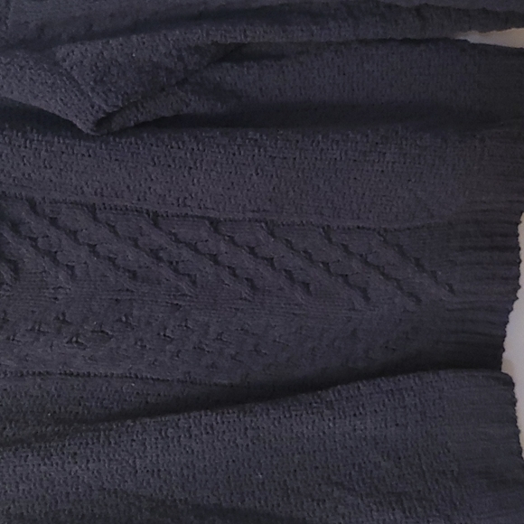 Primark Large Navy Blue Sweater with center cable knit design - Picture 4 of 6
